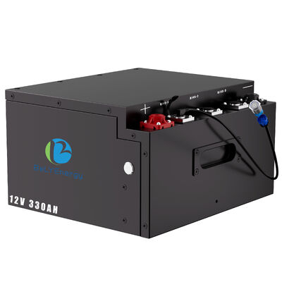 RV Koltuk Altı Pil 12V330Ah LiFePo4 Pil En yüksek şarj akımı 250A Enerji 4224Wh Yedek güç ve elektrikli araç için tasarlanmıştır