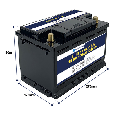 satın al Bely Enerji 12V 100AH LiFePo4 Bataryası Deniz Tekneleri İçin 3 Yıllık Garanti online manufacture