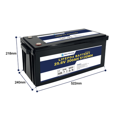 satın al Bely Enerji sınıfı A 24v 200ah hayatpo4 bataryası Rv Güneş Lifepo4 Deniz Bataryası Derin döngü online manufacture