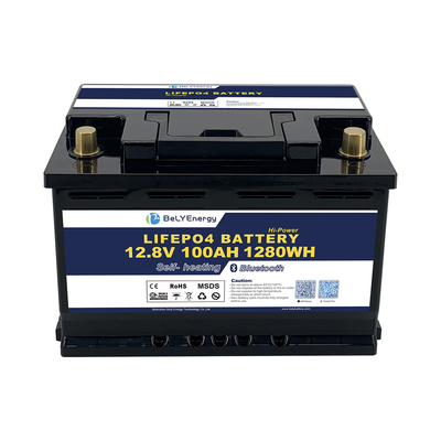satın al Elektrikli Golf Arabası Lithtech Lifepo4 Lityum Pil 12 volt 100ah Şarj Edilebilir online manufacture