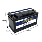 Bely Enerji Şarj edilebilir 12V 120AH Batarya Paketleri Ev Güneş Enerjisi Depolama Sistemi RV Tıbbi