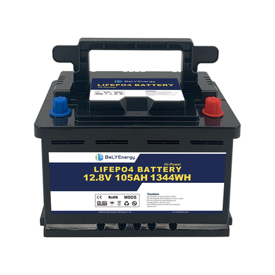 satın al Bely Energy 12V 105AH Enerji Depolama Bataryası Yat için % 100 DOD Güneş Kullanımı online manufacture
