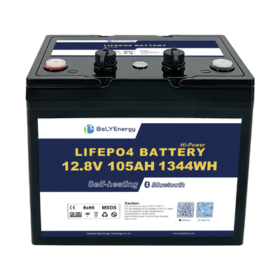 satın al Güneş Enerjisi Sistemi 12v 105ah Lifepo4 Bataryası CAN RS485 Arayüzü ile Özel online manufacture