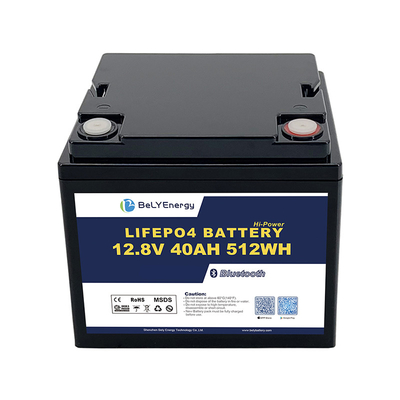 satın al Kapasite 12.8V 40Ah Bluetooth Lityum Pil IP65 Kapalı Koruma 512Wh Enerji online manufacture