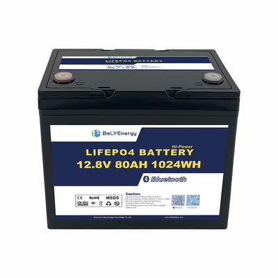 satın al Enerji LiFePO4 Lityum Pil 12V80Ah Alt Voltaj Koruması 14.6V online manufacture