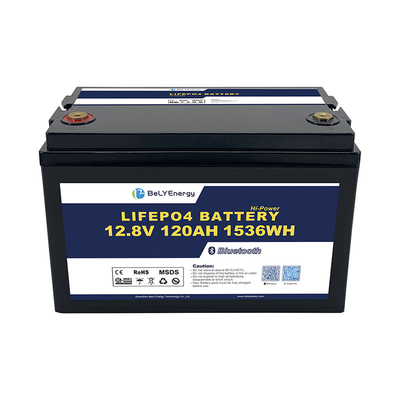 satın al Düşük öz boşaltma 3000 döngü ABS hali 12.8V120Ah ile güneş lityum bataryası online manufacture