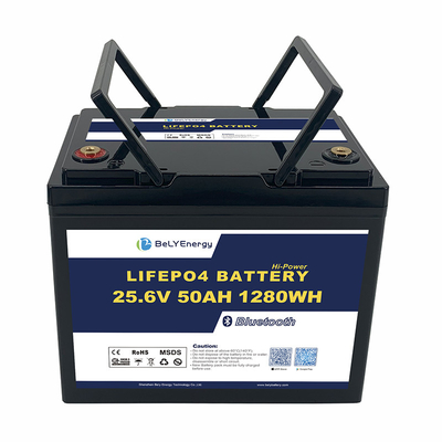 satın al Elektrikli aletler ve aletler için yepyeni yüksek performanslı 25.6V 50Ah Lifepo4 pil online manufacture