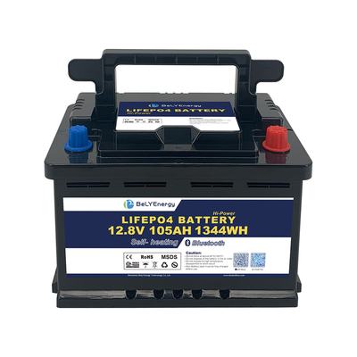 satın al RV Karavan Lityum Pil 12V 105AH BT ile Güneş Depolama ve BELY tarafından Dahili Isıtma online manufacture