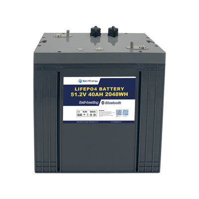 satın al Golf arabası LiFePO4 ile Lityum pil ve iletişim fonksiyonu dahil 48V40AH online manufacture