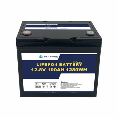 satın al 12V 100AH 1280Wh LiFePO4 Lityum İyon Bataryası Yeni Sınıf A Pristmatik Hücrelerle online manufacture