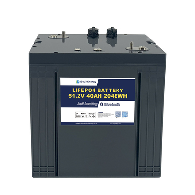 satın al LiFePO4 Golf Arabası Aküsü 48V 40AH Kendiliğinden Isıtma ve İletişim Koruması Sınıfı IP65 online manufacture