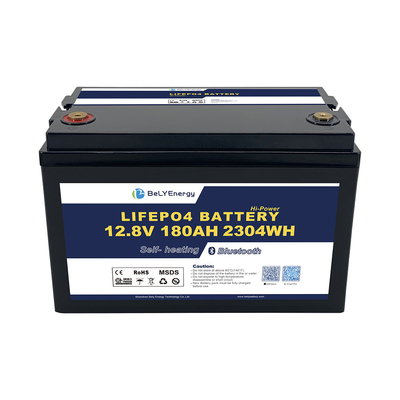 satın al BT ve kendi kendine ısıtmalı LiFePO4 lityum pil ile RV Aküsü 12V 180AH Enerji Depolama için online manufacture