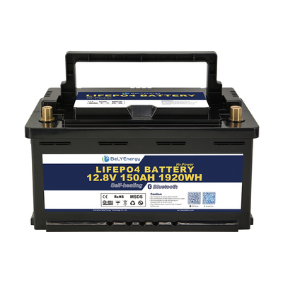 satın al 160A Maksimum Sürekli Deşarj Akımı ve ≥3000 Döngü ile Uzun Ömürlü Lifepo4 12V 150Ah Pil online manufacture