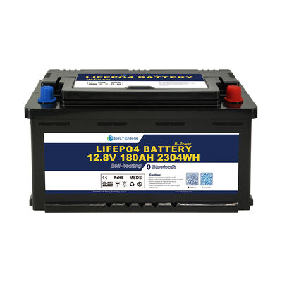 satın al Residential Energy Storage Long Lifespan  Bluetooth 12V LiFePo4 Battery With 180Ah Nominal Capacity And 2304Wh Energy online manufacture