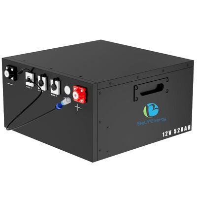 satın al IP54 Muhafazalı Koruma 12V520Ah LiFePo4 Şarj Edilebilir Pil Karavan Kamp Gezisi İçin Uygun online manufacture