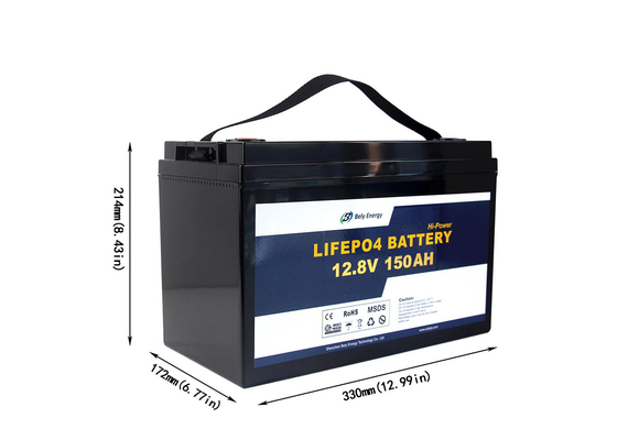satın al Golf Arabası için CE MSDS 12V 150AH Şarj Edilebilir LiFePO4 Pil online manufacture