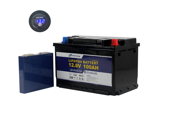 satın al Sokak Işık Deniz Lityum Pil 100Ah 12V Lifepo4 Pil Takımı Ekranlı online manufacture