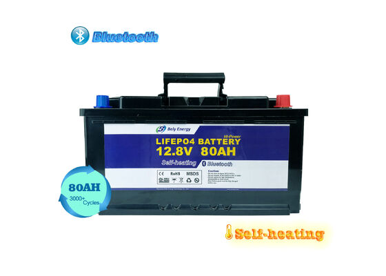 satın al Robot için Sınıf A Bluetooth Lityum Demir Fosfat Pil 12V 80Ah online manufacture
