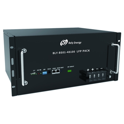 satın al CAN RS485 Haberleşme LiFePO4 Telekom Pil Bankası 48V 100Ah LCD ile online manufacture