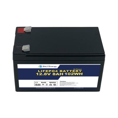 Kullanıcı Elektronikleri RV İletişim İstasyonu için Taşınabilir 12V 8AH LiFePo4 Pil