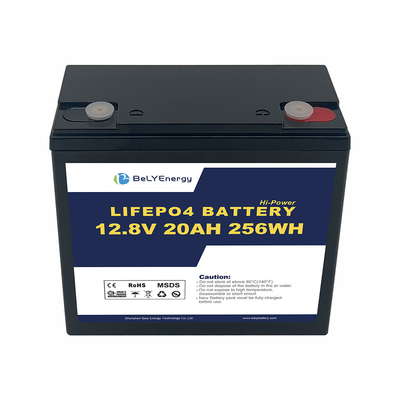 Bely Enerji % 80'den fazla DoD 12V 20AH LiFePo4 Bataryası Enerji Depolama / Golf Arabaları için