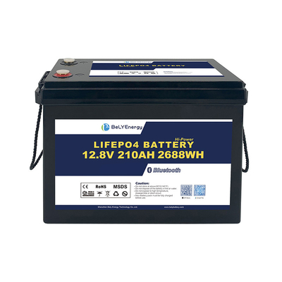 Uzun Döngü Hayatı Lityum 12V 210Ah LiFePO4 Pil Paketi