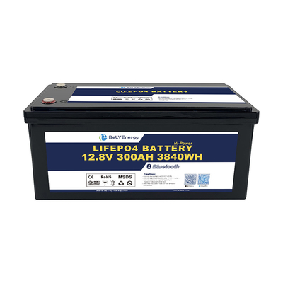 Portatif IP65 Su geçirmez kompakt tasarım 12.8V 300Ah LiFePO4 Güneş Lityum Pil