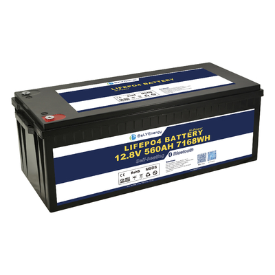 ABS Shell Uzun Yaşam Süresi 12.8V 560Ah LiFePO4 Lityum Pil Bluetooth Bağlantısı