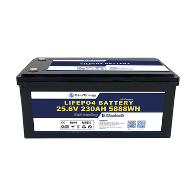 Akıllı BMS ile yüksek kapasiteli 24V230AH LiFePO4 Lityum Pil
