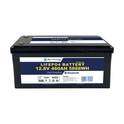 IP65 Su geçirmez koruma taşınabilir 12V 460Ah LiFePo4 uzun ömürlü motorlu taşınabilir