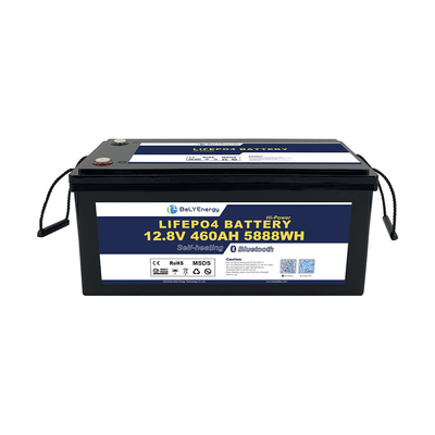 Yüksek Kapasite 12V 460AH LiFePO4 Lityum Pil 200A Akım BMS BT ve Kendiliğinden Isıtma ile