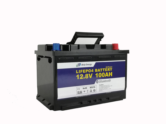 Isıtma Elemanları Bluetooth Düşük Sıcaklık Lityum Pil 12V 100AH ​​Şarj Edilebilir