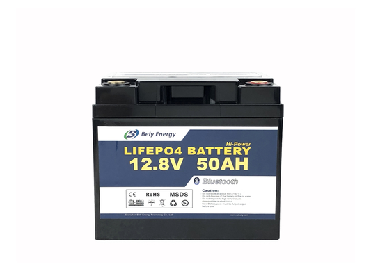 12 V 50Ah 12 Volt Lityum Pil, Trolling Motor için Bluetooth Kampçılık Araba Pil
