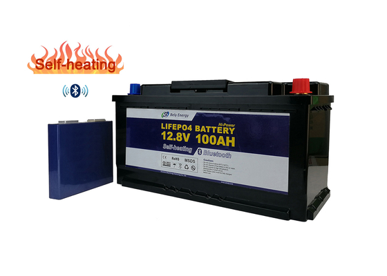12V 100 Amp Saat Düşük Sıcaklık Lityum Pil Mobil Ev Pili