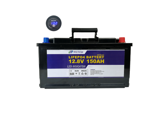Sokak Işık RV için Şarj Edilebilir Derin Döngü 12V 150Ah Led Işık Lityum Pil