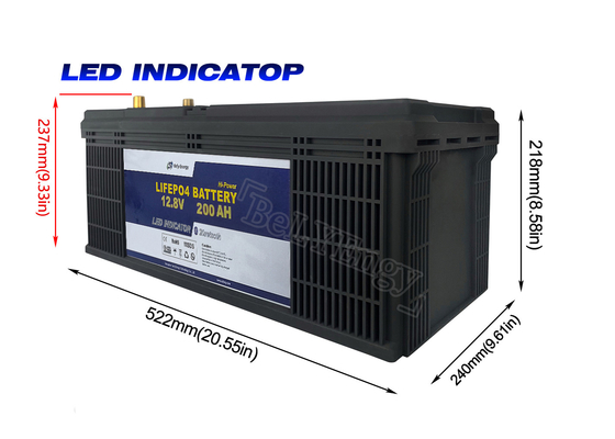 12V 200Ah Golf Arabası Lityum Pil LED Elektrikli Golf Arabası Lityum Pil